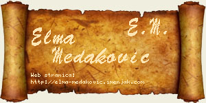 Elma Medaković vizit kartica